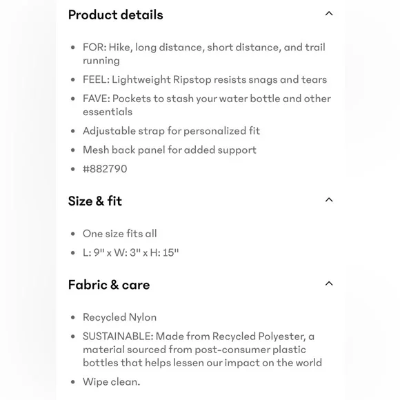 Athleta Excursion Backpack - Picture 11 of 11